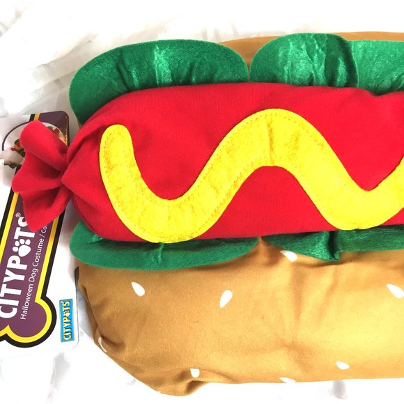 "Hot Dog" Halloween Party Weenie Dog Costume Medium NWT NOS - Picture 6 of 13